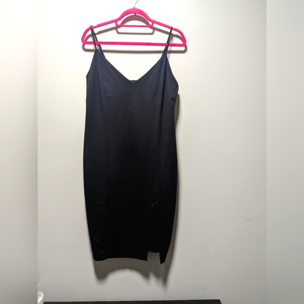 Forever 21 black spaghetti strap dress